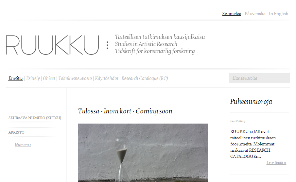 Etusivu - sites.uniarts