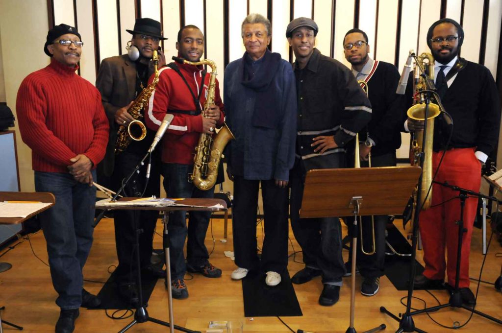 Abdullah Ibrahim, piano, plus sextett, Studio Bonn-Beuel 23.03.10